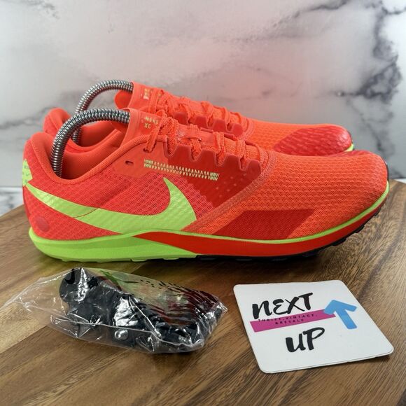 Men’s size 10-Nike Zoom Rival XC 6 Neon Orange Volt Track Spikes DX7999-800 main image 4